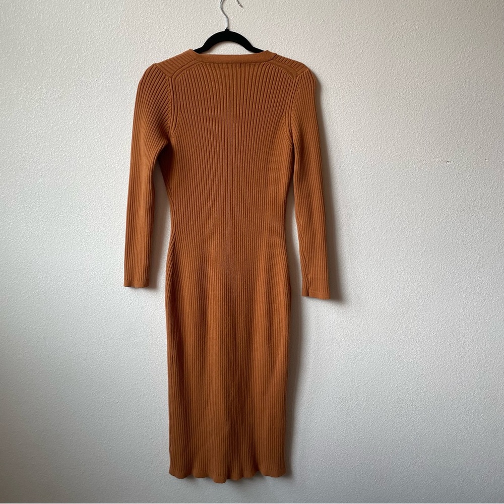 Lush Button Up Sweater Dress Size:L - Picture 2 of 6